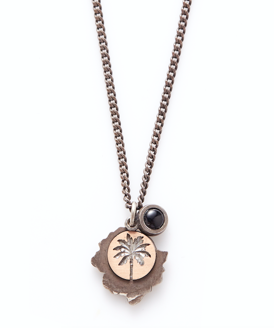 Mens palm 2025 tree necklace