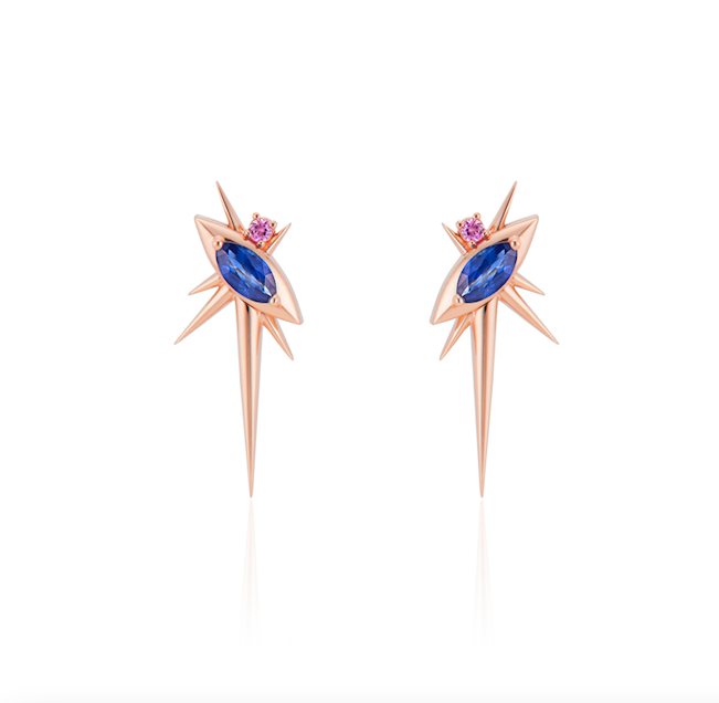 Womens Color Stone Earrings