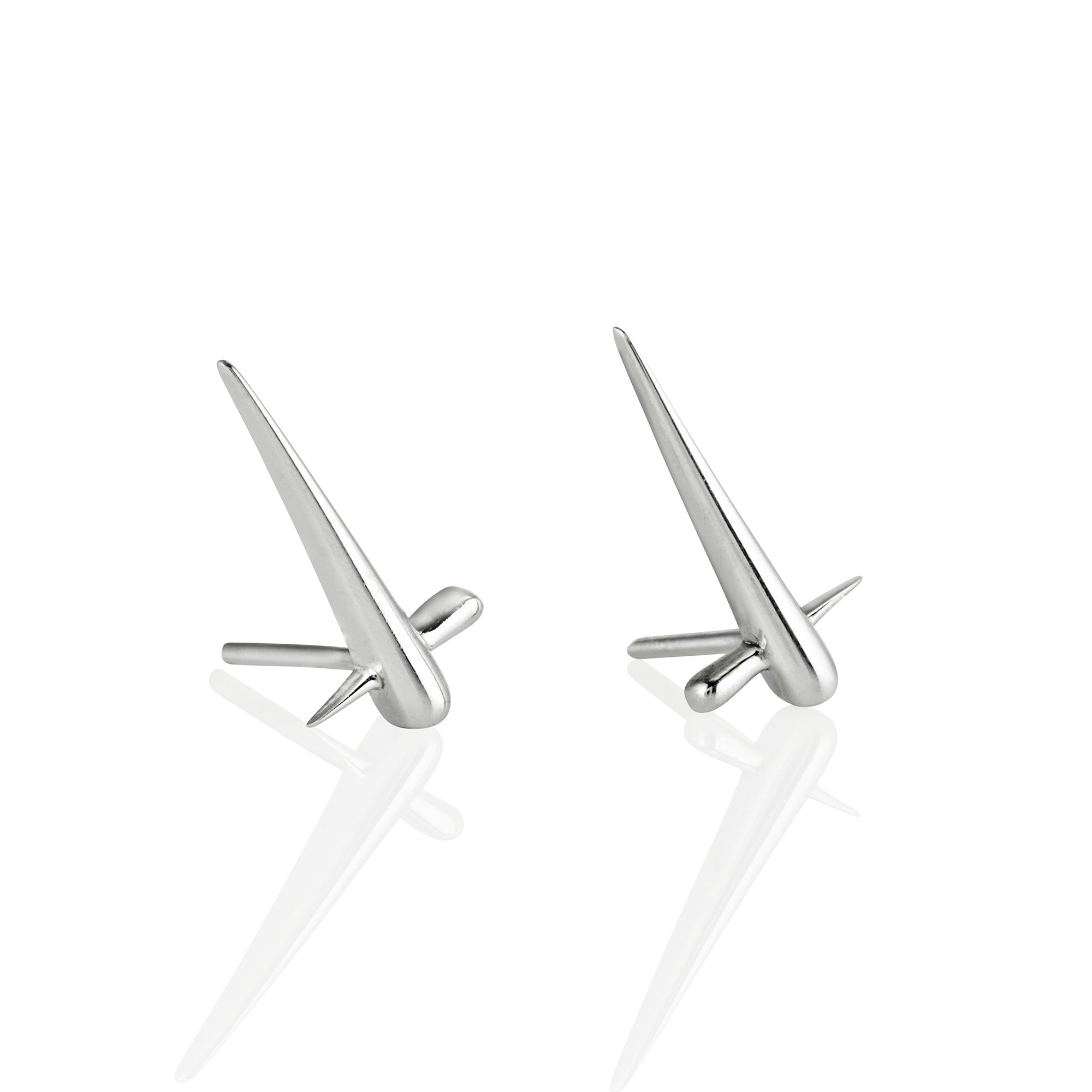 Cross Spike Earrings