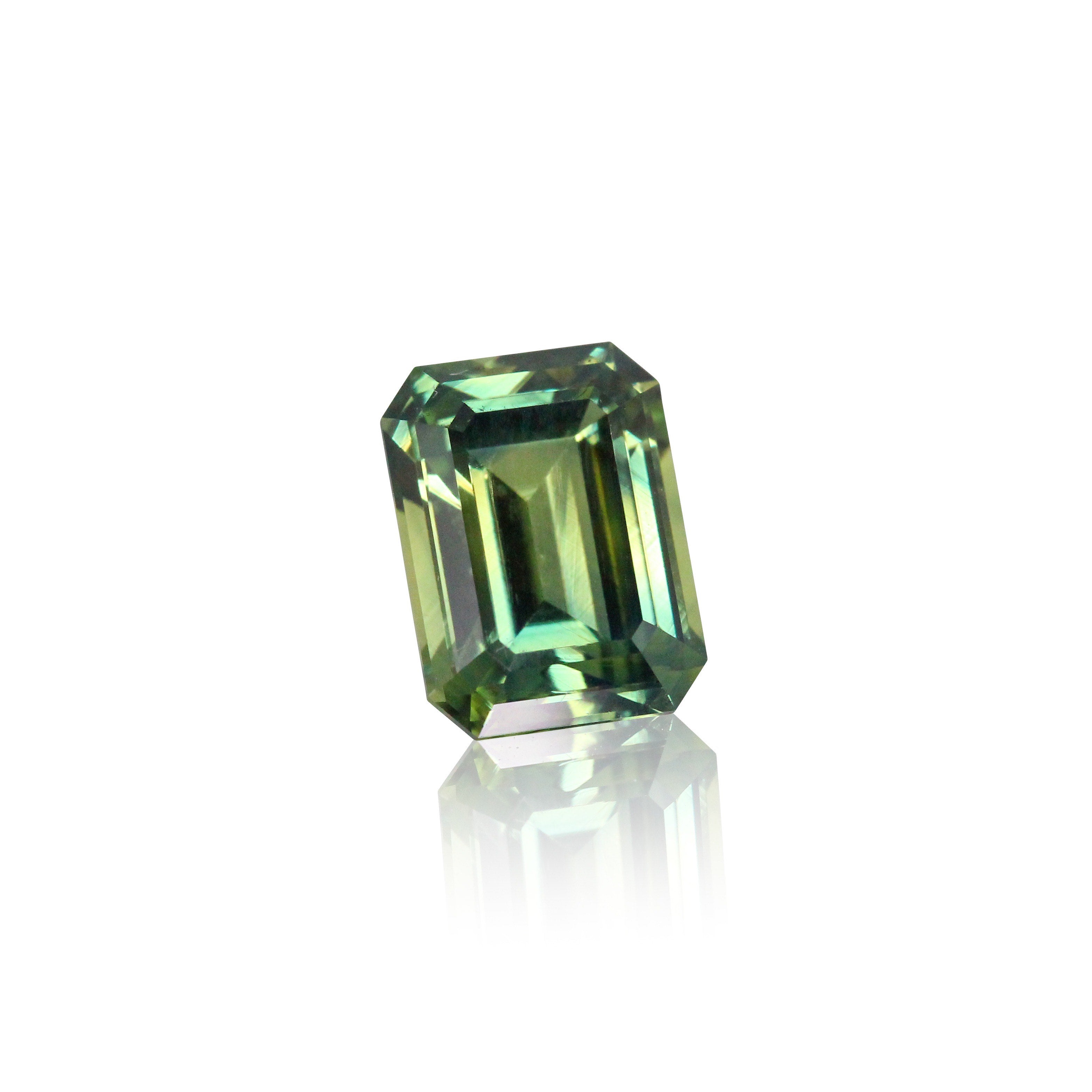 1.91ct Emerald Cut Australian Parti Sapphire