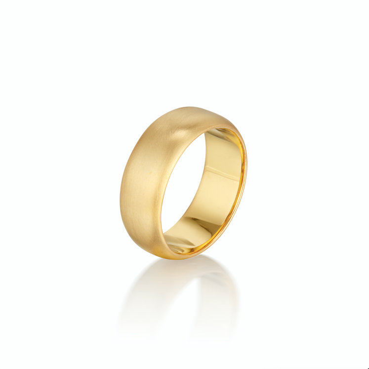 Half Round Wedding Band