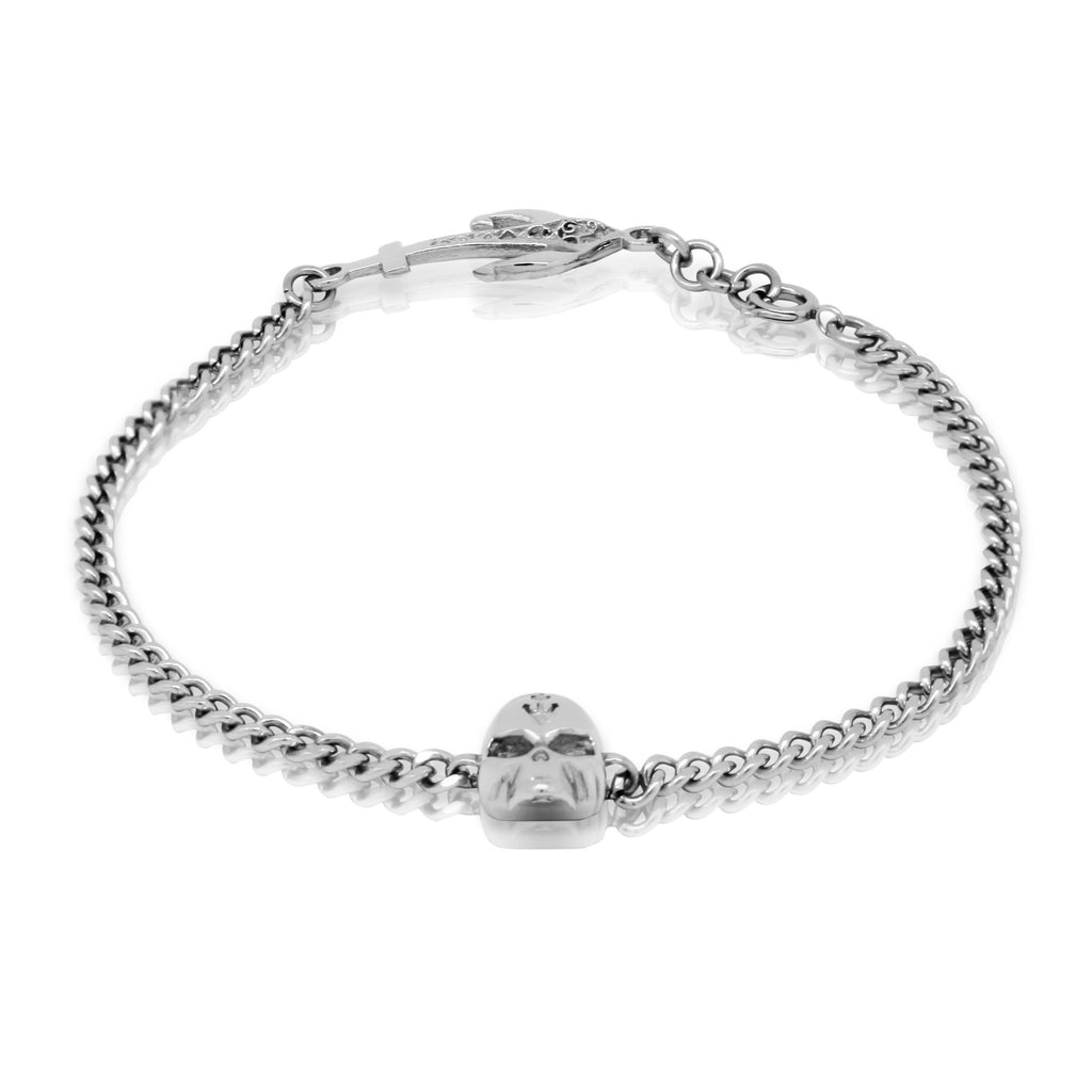 Skull anchor bracelet - Steel