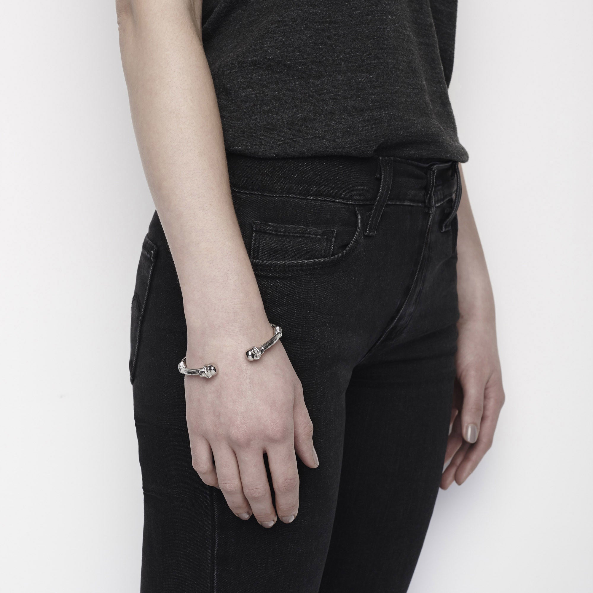 womens skull cuff. womens skull bracelet. designer skull jewellery. skull jewelry