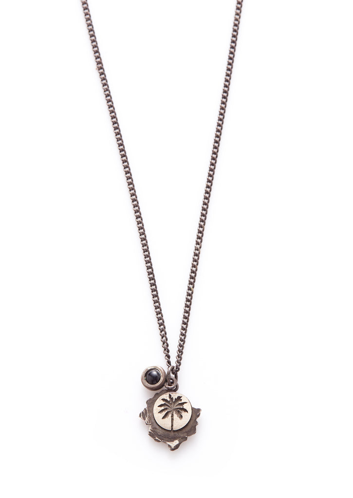 Silver Palm Tree Necklace