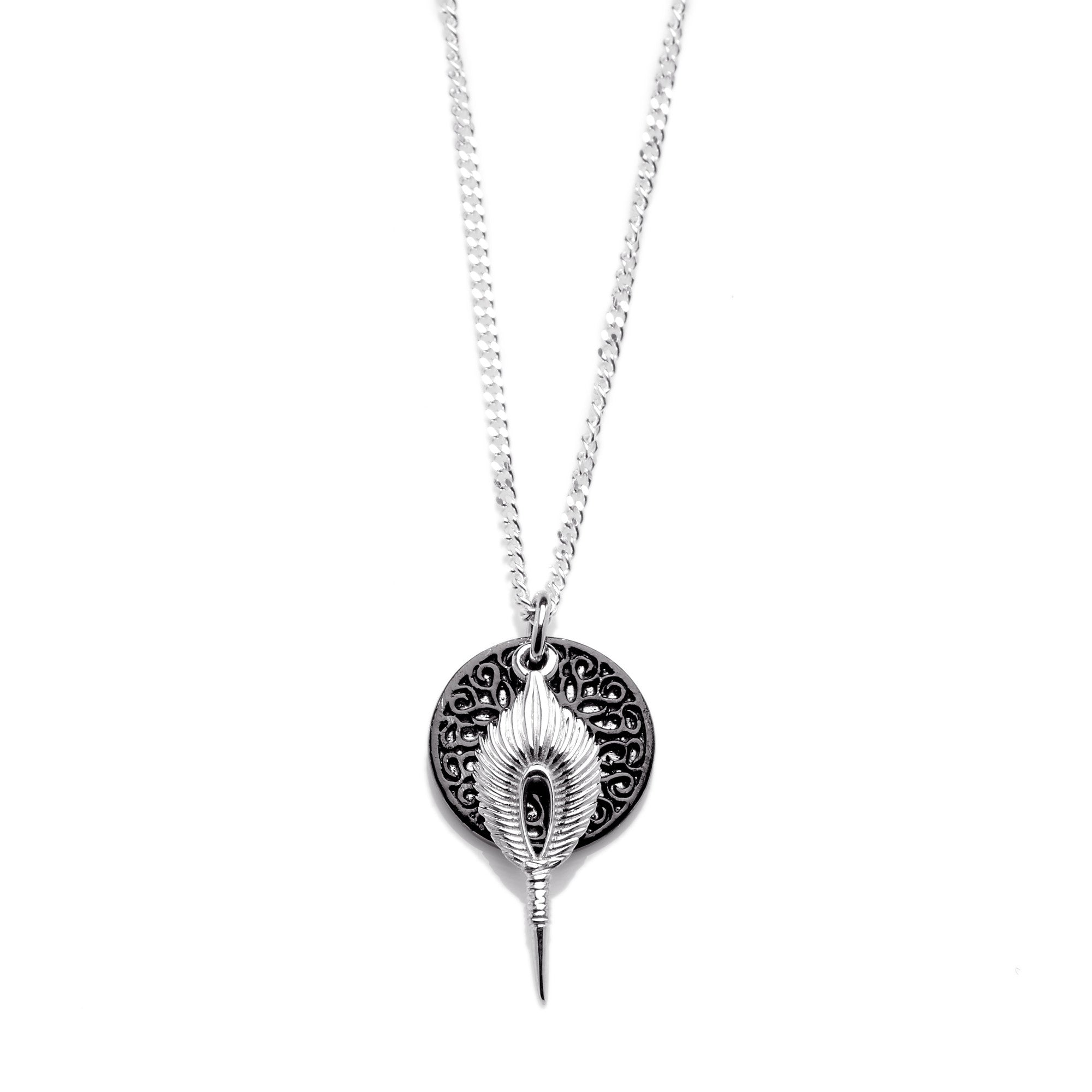 mens designer necklace. custom jewellery Sydney. Mens Jewellery Sydney. Black necklace 