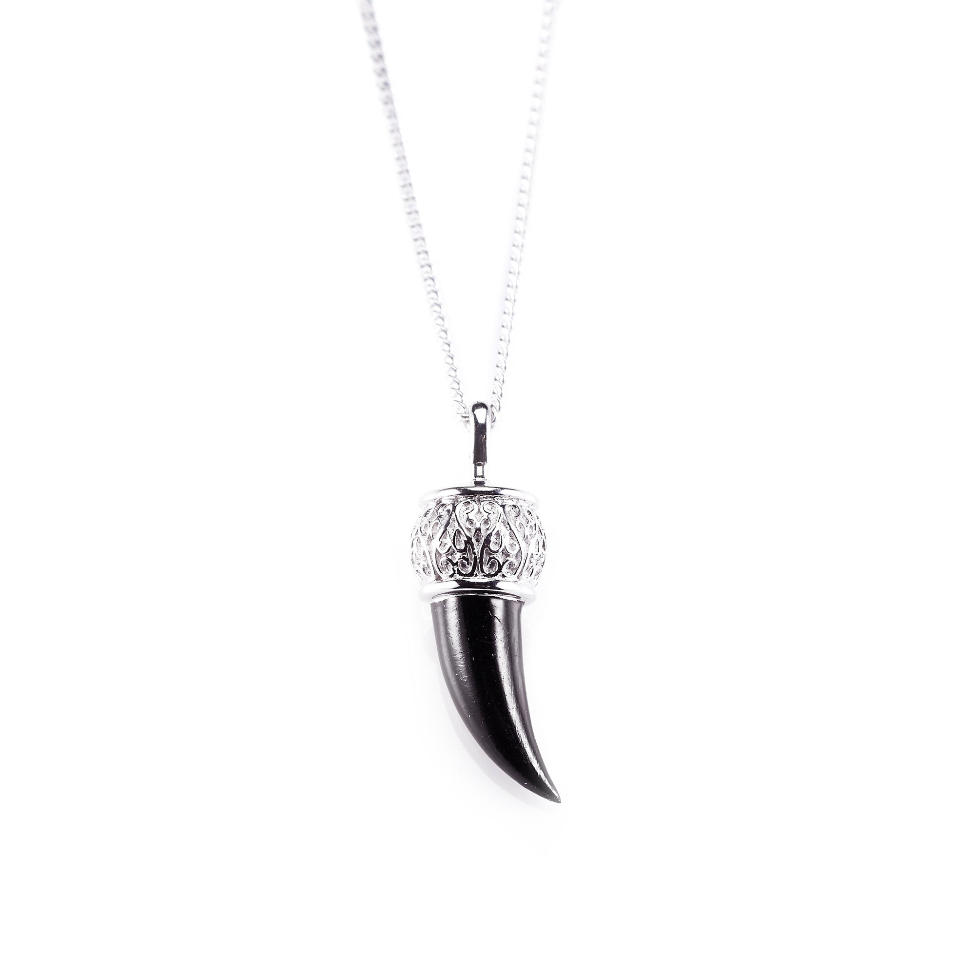 Black Necklace. Mens Necklace. Necklace For Him. Mens Jewellery