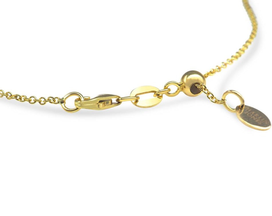 Yellow Gold -Tsavorite & Diamond Bird Necklace