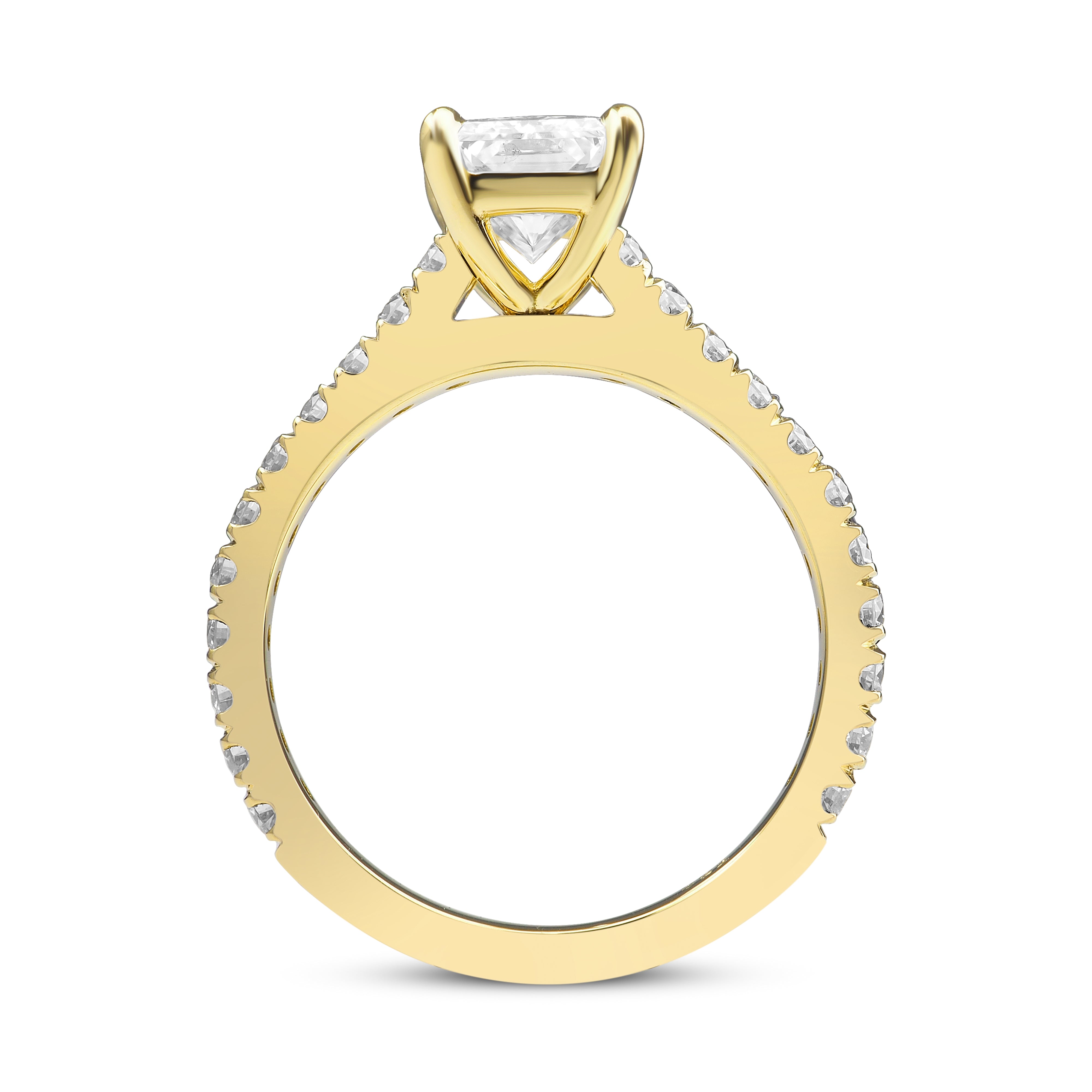 Radiant Cut Diamond Engagement Ring