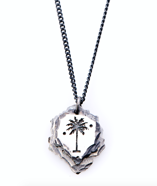 Palm Tree Necklace. Silver Palm tree Necklace. Palm Tree. Gift For Him. Palm Tee Jewellery
