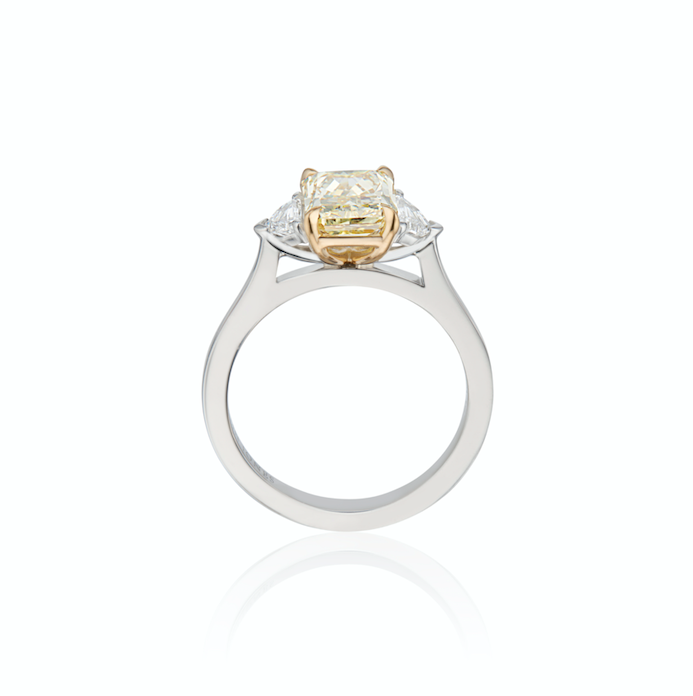 Yellow diamond Engagement Ring