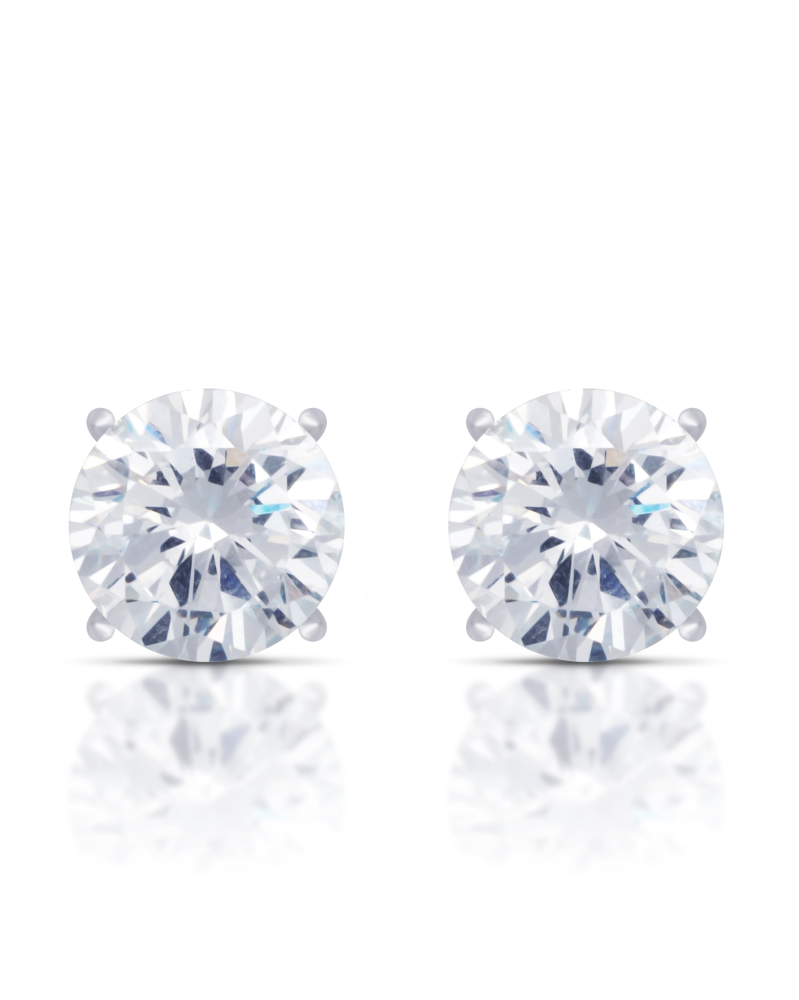 Diamond Stud Earrings - 4 Prong