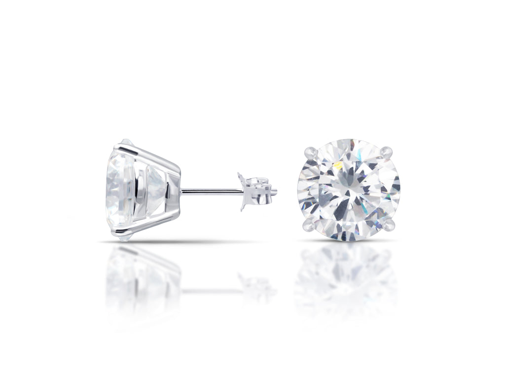 Diamond Stud Earrings - 4 Prong